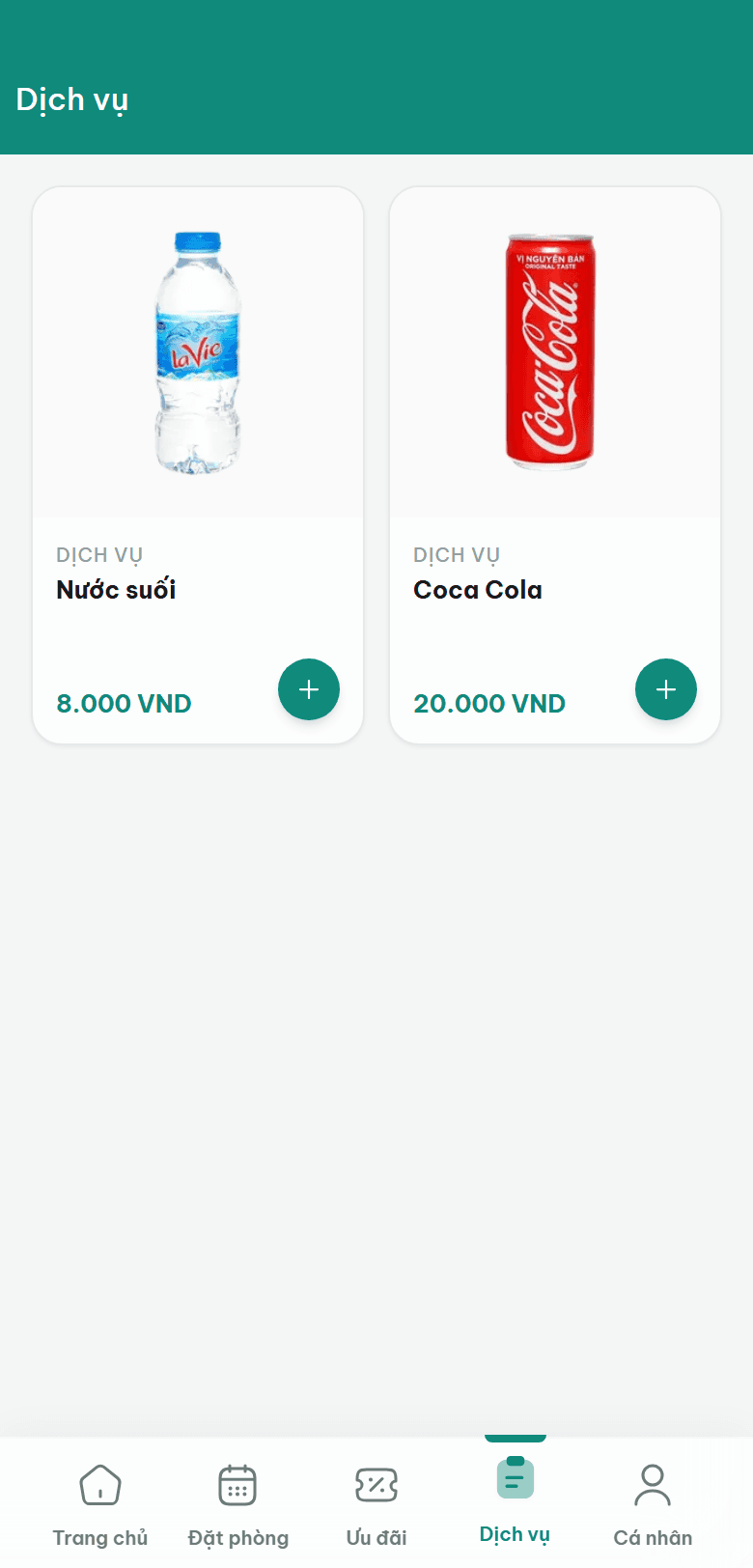 ScaleX Hotel — Dịch vụ