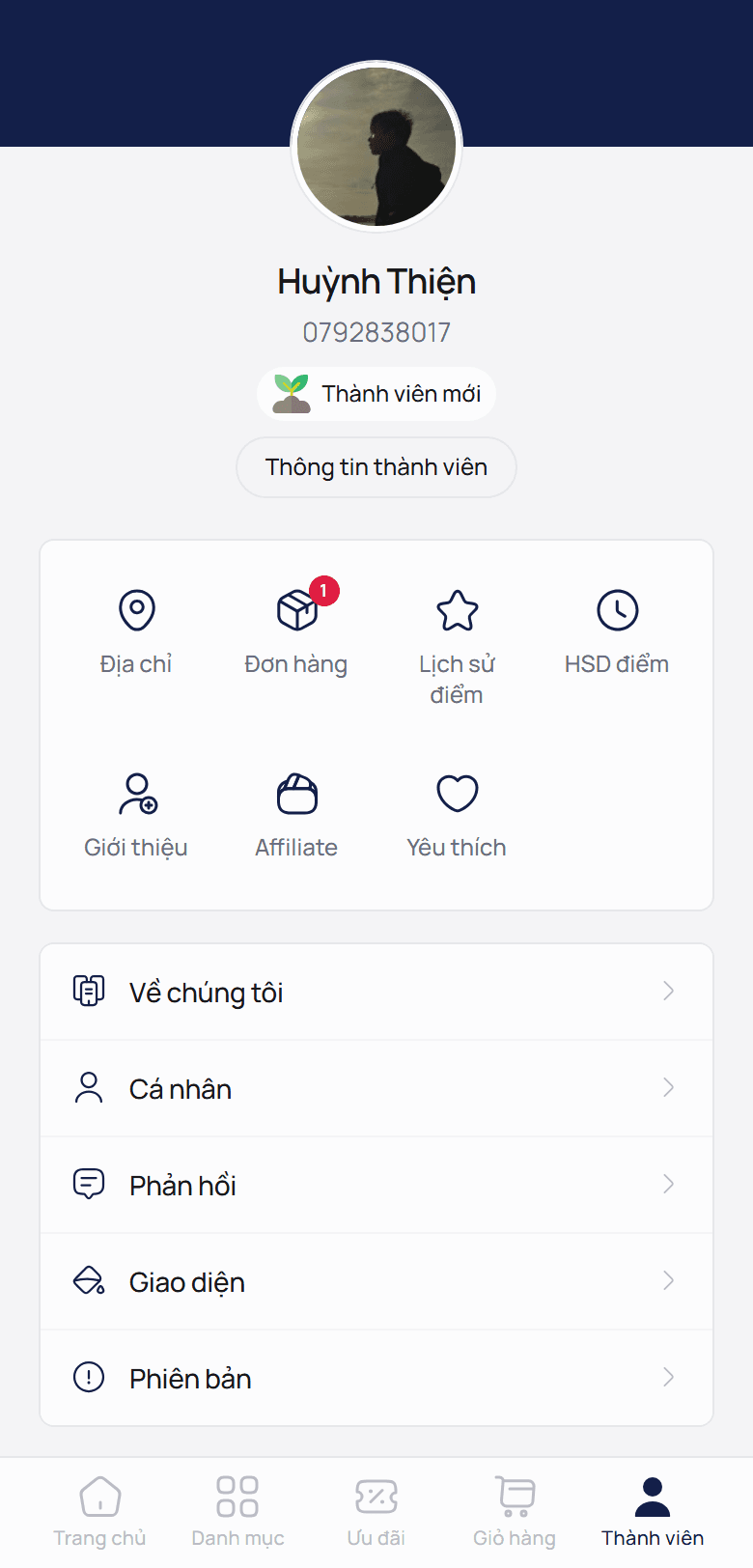 ScaleX Retail — Cá nhân