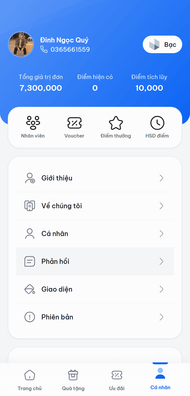 ScaleX Rewards — Cá nhân
